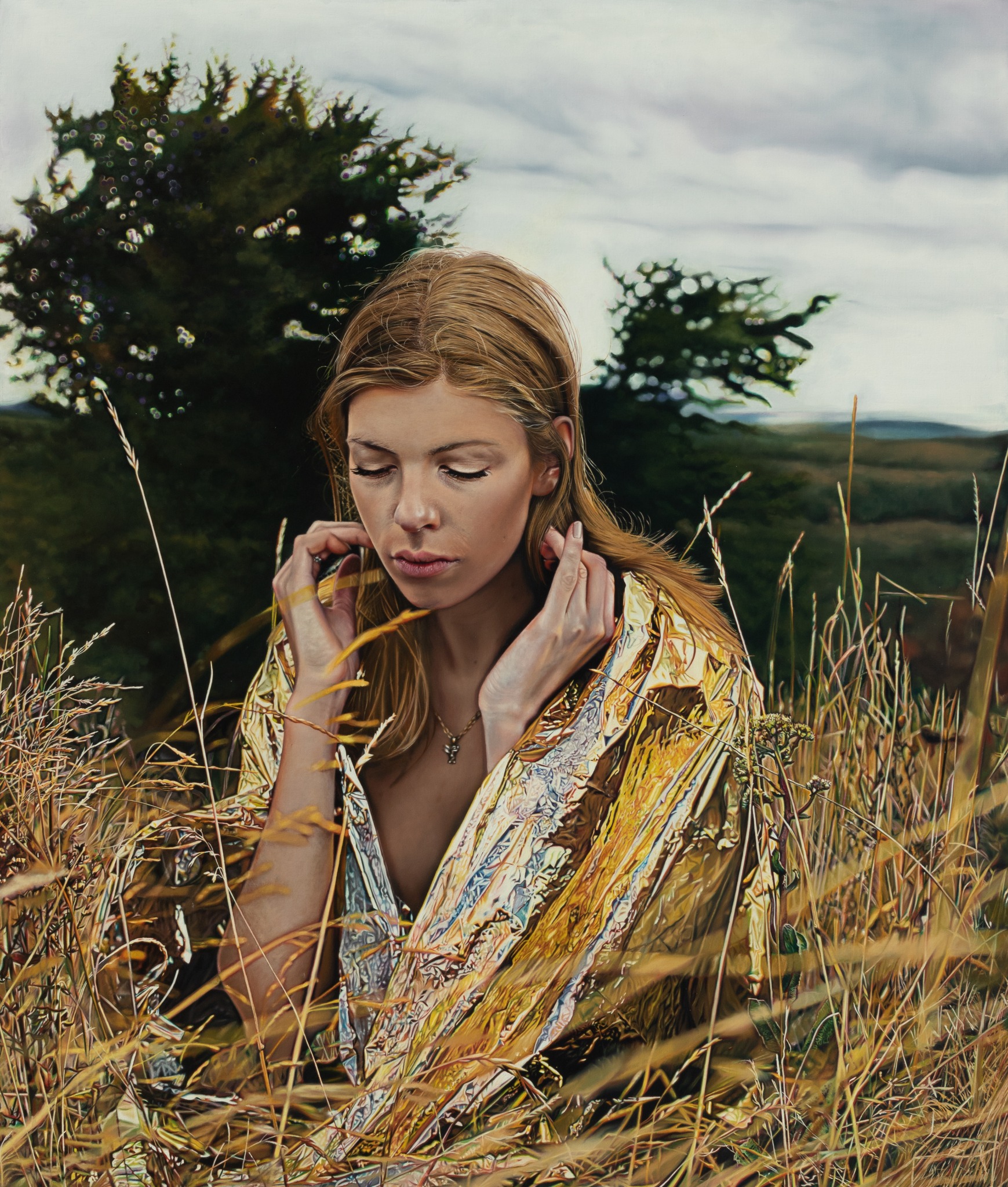 Gaia, 2020, oil painting on linen by Sebastian Nasta