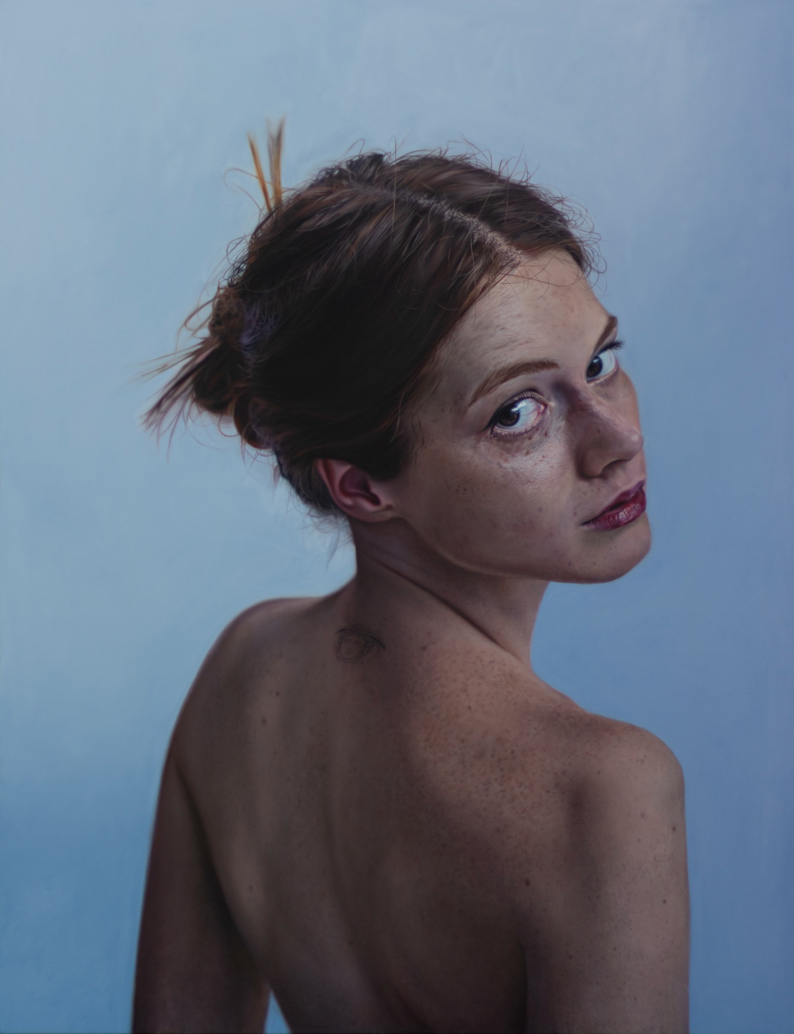 Medusa, 2019, oil painting on linen by Sebastian Nasta