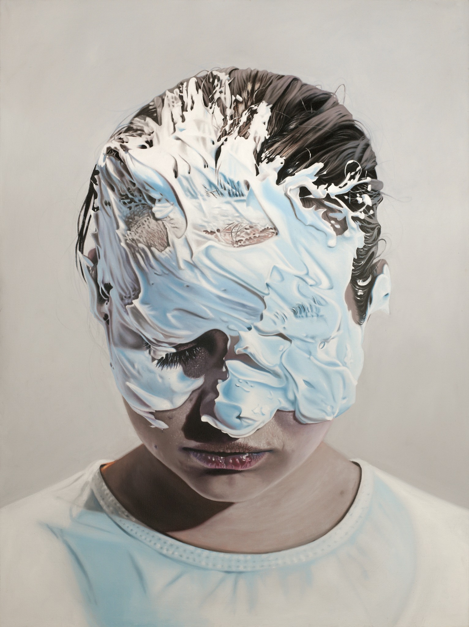 Never Give Up, 2018, oil painting on linen by Sebastian Nasta