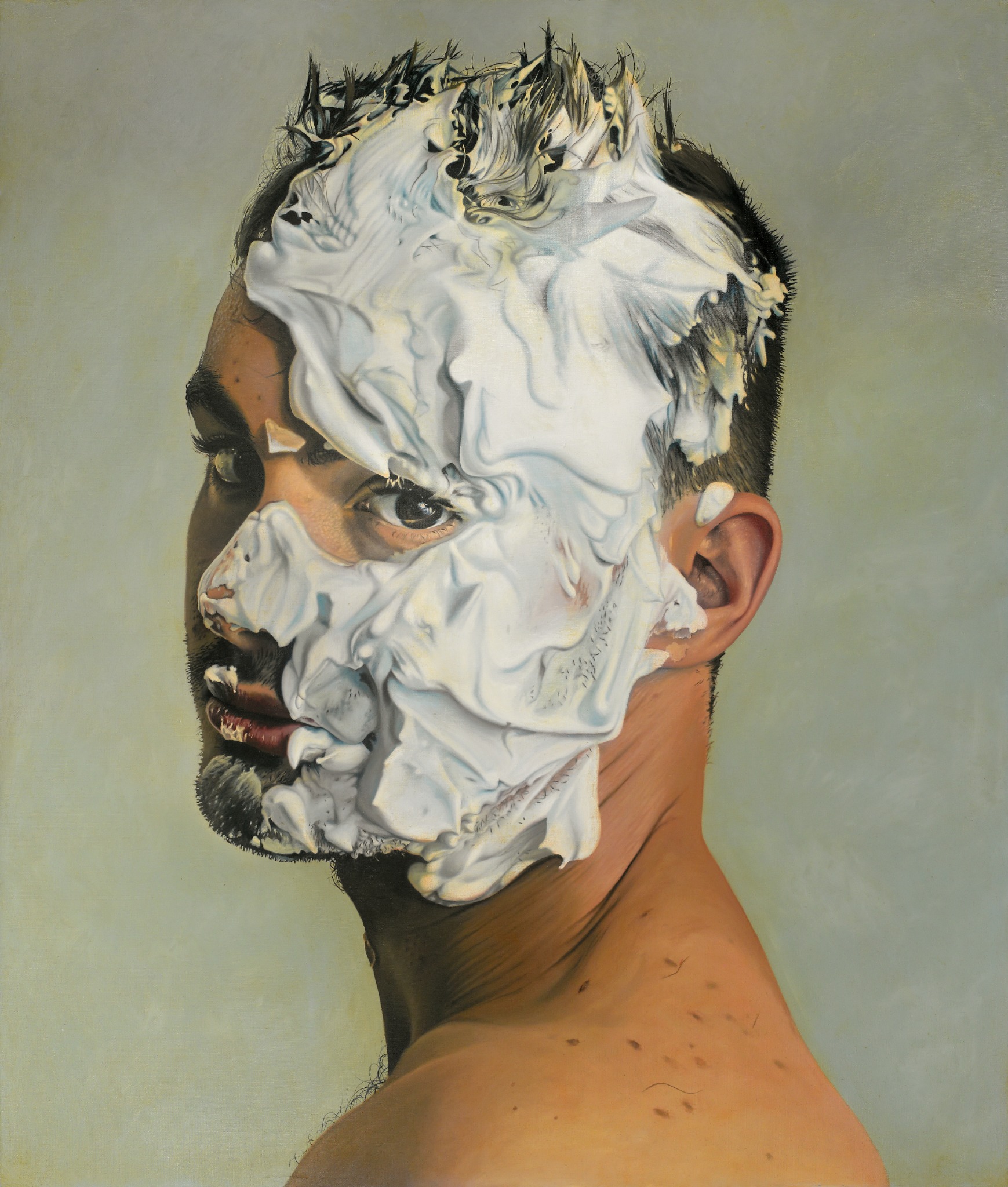 Pearl, 2018, oil painting on linen by Sebastian Nasta
