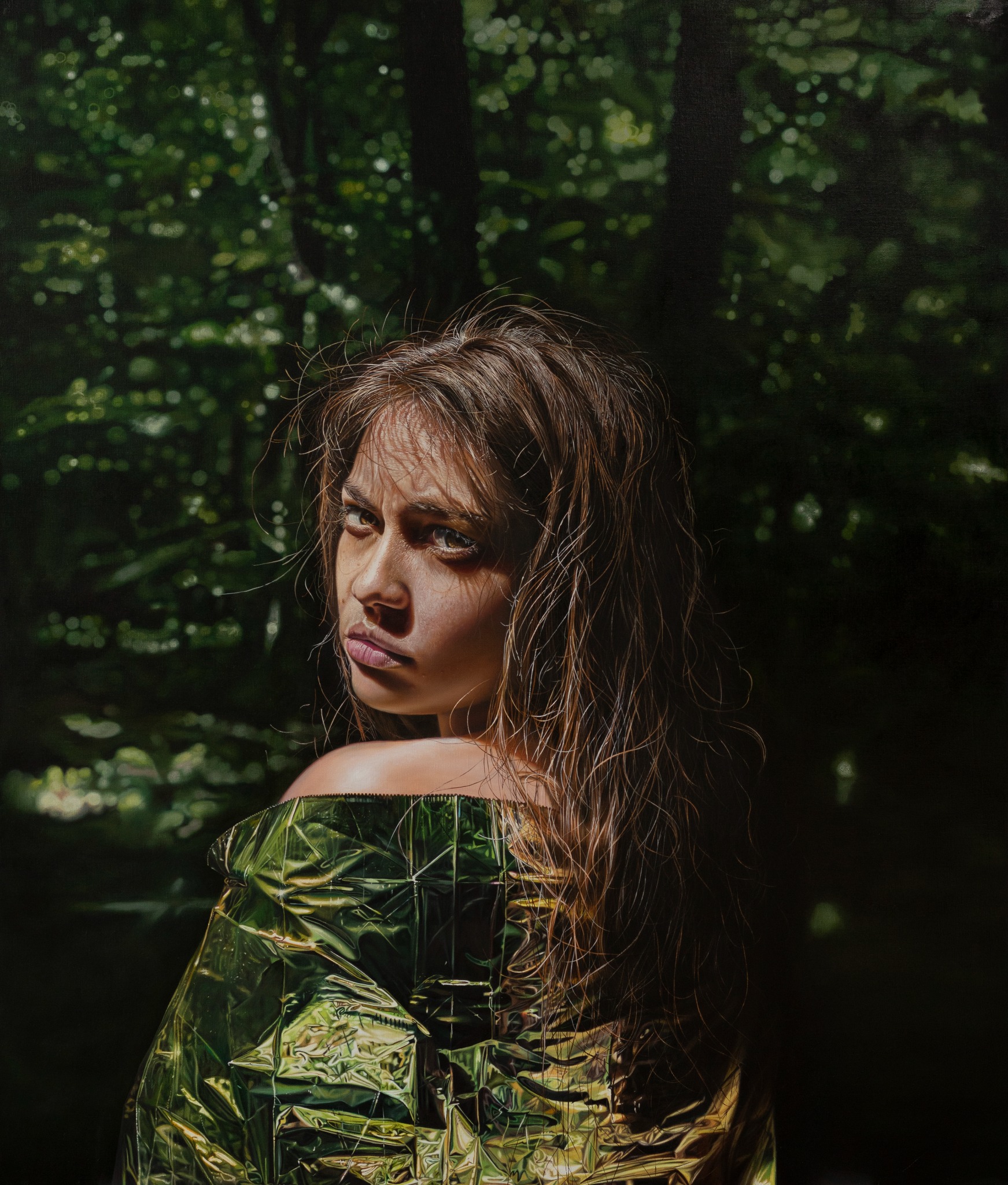 Retrospection, 2020, oil painting on linen by Sebastian Nasta