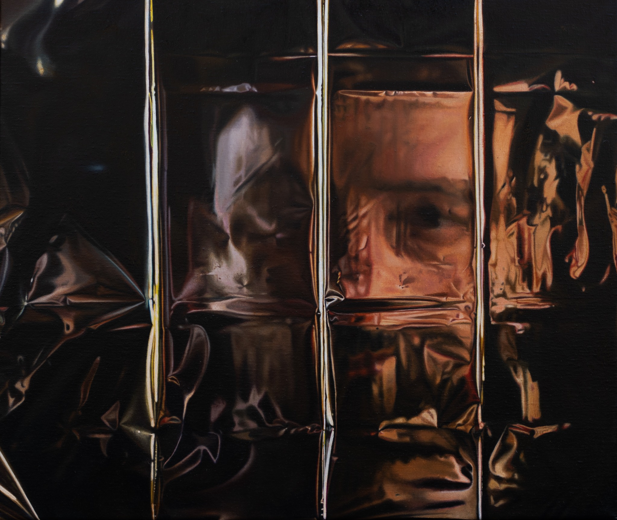 Self-Portrait, 2025, oil painting on linen by Sebastian Nasta